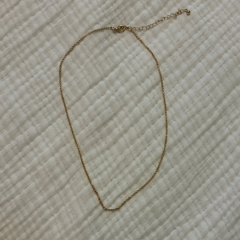 Gold Dainty Chain Layering Necklace